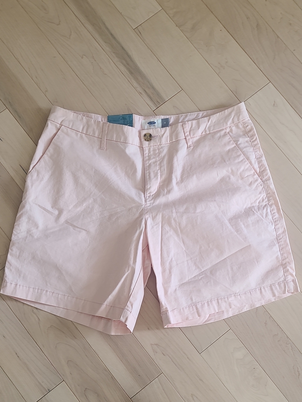 Old Navy Pale Pink Cotton Bermuda Shorts